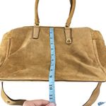 Banana Republic  Tan Suede Large Duffle Bag Photo 14