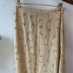 Dana Buchanan Silk Cream Skirt  Photo 5