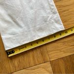 CELINE NWOT Phoebe Philo White Cotton Straight Leg Pants, Sz 34 Photo 12