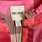 Nic+Zoe NWT SUNSET PLAID COTTON GIRLFRIEND SHIRT WOMEN’S SIZE 2X Photo 7