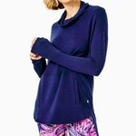 Lilly Pulitzer Luxletic Makaylie Pullover True Navy Small Photo 0