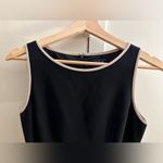 Ann Taylor Vintage Sofia Richie Black Dress with Cream Border Size 6 Photo 1