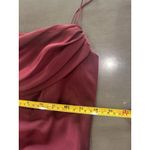 Betsy and Adam burgundy maxi dress size 4 Photo 7