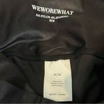 We Wore What  Active Splice Cire Shiny Black Leggings NWT Size M Photo 13