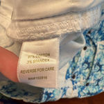Garnet Hill  Floral‎ Jeans Blue White Size 12 Photo 5