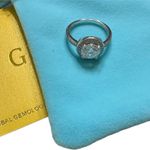 Dazzling 1.5ct Moissanite Ring Silver Photo 3