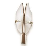 Lulus  Lavareta White Chain Pointed-Toe Loafer Slides Cream Off-White Size 7.5 Photo 12