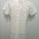 White Eyelet Swim Cover Photo 4
