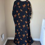 Anthropologie bel Kazan black speckled abstract floral duster kimono Orange Size undefined Photo 9