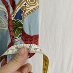 Vintage Kahala Dress Sz 10 Hawaiian Drinks Print V Neck Sleeveless Blue Sundress Photo 7