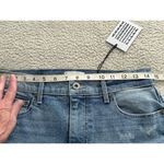 Pistola Womens High Rise Distressed Taper Leg Finished Hem Blue Jeans Size 27 Photo 7