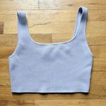 Babaton  Sculpt Knit Crop Top Lilac Purple Size Medium Photo 0