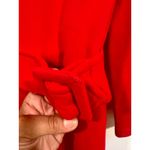 American Vintage Vintage 80’s Women’s Belted Slim Fitting Knee Length Dress Business Casual Red M Photo 5