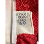 Vanity Fair Vintage Full Slip Womans 38 Used Red Photo 9