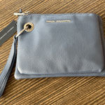 French Connection  Lara Pebble Vegan Leathee Double pouch Wristlet NWT Photo 0