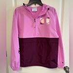 Champion Windbreaker Hoodie with Front Kangaroo Pockets Color Pink Multi Size S Photo 0
