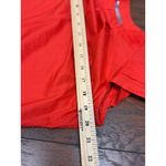 Merona Womens Top Chic Orange Short Sleeve Pleated Blouse Size M 100% Cotton Photo 6