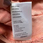 Anthropologie Pilcro Cropped Cut Off Short Sleeve Sweatshirt Pink Coral Medium Photo 11