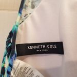 Kenneth Cole {L}  Blue Multi Sporty Splice Printed One Piece Swimsuit Photo 8