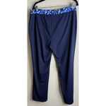 Chico's Zenergy Womens 2 US Large Pull On Ankle Pants Blue Pattern Lounge Comfy Photo 1