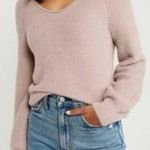 Abercrombie & Fitch Soft Collection Dusty Pink Balloon Sleeve Cozy Sweater S Photo 0