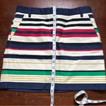J.Crew  Colorful Striped Mini Skirt Photo 5
