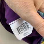 BCBGMAXAZRIA  Floral Satin Strapless Mini Dress Photo 4