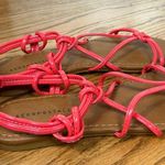 Aeropostale | Pink Strappy Flat Sandals Size 8 Photo 4