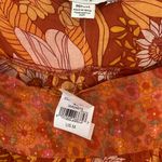 American Eagle New outfitters, orange floral / preppy Blouse size medium Photo 2