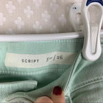 Anthropologie Script Hi Rise Crop Flare New Jeans Photo 2