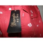 Wrangler Retro coral pearl snap 100% cotton western shirt M NWT Photo 3