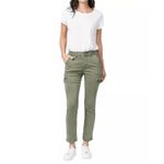 Paige Green Cargo Jeans Women's Size 26 Cotton Blend Utility Pants Photo 5