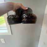 Dansko  Black Silver Animal Printed Clogs Slip-Resistant Nursing Shoes 41/10.5-11 Photo 5