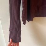 Wild Fable Berry Oversized Ribbed Top Photo 2