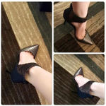 Dolce Vita Kain Pewter Leather Pump SZ5 Size 5 Photo 5