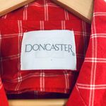 Doncaster Vintage  red striped button up blazer jakcet size 6 Photo 6