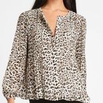 Banana Republic  Print Pleated Shirt Photo 0