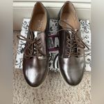 Brash NIB   Lace-Up Platform Oxfords Pewter Size 9.5 Photo 1