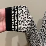 Loft , Career Top, Collared Button Down with Unique Black/White/Grey Design, XS Photo 3