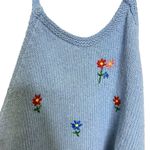 ZARA Knit Floral Embroidered Halterneck Womens Top Size Small Crocheted Photo 7