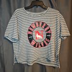 Newberry College Wolves Oversized Medium Crop Sweater Red Photo 0