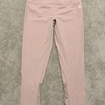 Free People Women’s  Movement High Rise Braided Leggings Mauve Dusty Pink Size L Photo 0
