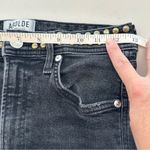 AGOLDE Super High Rise Roxanne Black Goldr Waist Jeans 27 Photo 5