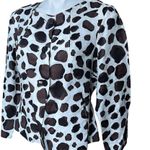 Live a Little LAL  Animal Print Linen Jacket, Sz L Photo 6