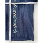 D1 90s Vintage Sarin New York‎ Dress Size 10 2 Piece Blue Photo 5