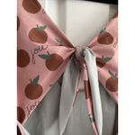 Joie  Womens Large One Piece Swimsuit Taupe Apple Cut out Front‎ Reversible Green Photo 1