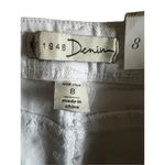 Cato  Est 1946 Denim fringe White Capri Denim size 8 Photo 8