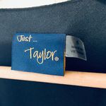 NWT Taylor black floral tiered chiffon maxi dress Size 6 Photo 8