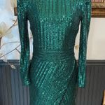 Saylor Rizzo Emerald Green Sequin Mini Dress - Sz XS π§‘π Photo 2