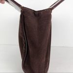 Victoria's Secret  suede striped mini Tote Purse Photo 11